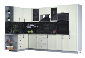 ГОТОВАЯ КУХНЯ ТРЕНД SOFT-TOUCH 1,68Х3,2 (БЕЛЫЙ/ БЕЛЫЙ)