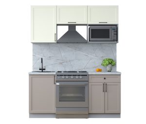 ГОТОВАЯ КУХНЯ ТРЕНД SOFT-TOUCH 1,7В (БЕЛЫЙ/ ЛУНА)