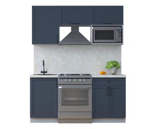 ГОТОВАЯ КУХНЯ ТРЕНД SOFT-TOUCH 1,7В (ИНДИГО/ ИНДИГО)