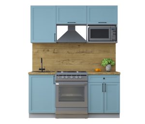 ГОТОВАЯ КУХНЯ ТРЕНД SOFT-TOUCH 1,7В (ОКЕАН/ ОКЕАН)