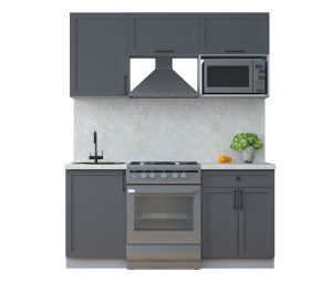 ГОТОВАЯ КУХНЯ ТРЕНД SOFT-TOUCH 1,7В (ПЕПЕЛ/ ПЕПЕЛ)