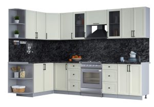 ГОТОВАЯ КУХНЯ ТРЕНД SOFT-TOUCH 1,7Х3,0 (БЕЛЫЙ/ БЕЛЫЙ)