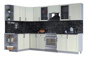 ГОТОВАЯ КУХНЯ ТРЕНД SOFT-TOUCH 1,7Х3,1 (БЕЛЫЙ/ БЕЛЫЙ)