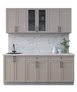 ГОТОВАЯ КУХНЯ ТРЕНД SOFT-TOUCH 1,9А (ЛУНА/ ЛУНА)