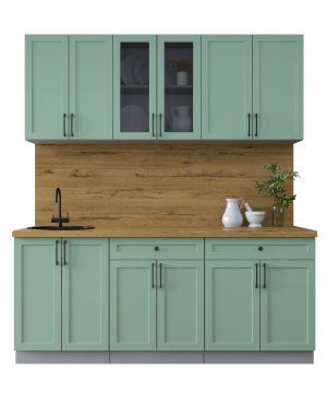 ГОТОВАЯ КУХНЯ ТРЕНД SOFT-TOUCH 1,9А (МЯТА/ МЯТА)