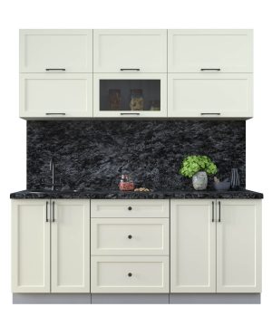 ГОТОВАЯ КУХНЯ ТРЕНД SOFT-TOUCH 1,9Б (БЕЛЫЙ/ БЕЛЫЙ)