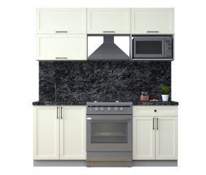 ГОТОВАЯ КУХНЯ ТРЕНД SOFT-TOUCH 1,9В (БЕЛЫЙ/ БЕЛЫЙ)