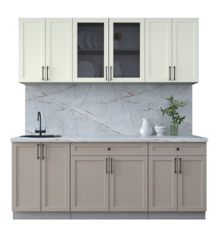 ГОТОВАЯ КУХНЯ ТРЕНД SOFT-TOUCH 2,0А (БЕЛЫЙ/ ЛУНА)