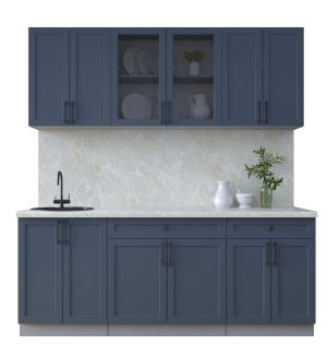 ГОТОВАЯ КУХНЯ ТРЕНД SOFT-TOUCH 2,0А (ИНДИГО/ ИНДИГО)