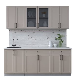 ГОТОВАЯ КУХНЯ ТРЕНД SOFT-TOUCH 2,0А (ЛУНА/ ЛУНА)