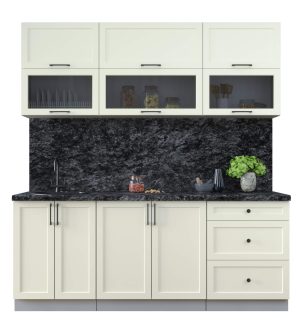 ГОТОВАЯ КУХНЯ ТРЕНД SOFT-TOUCH 2,0Б (БЕЛЫЙ/ БЕЛЫЙ)