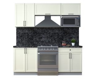 ГОТОВАЯ КУХНЯ ТРЕНД SOFT-TOUCH 2,0В (БЕЛЫЙ/ БЕЛЫЙ)