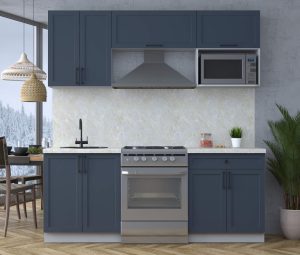 ГОТОВАЯ КУХНЯ ТРЕНД SOFT-TOUCH 2,0В (ИНДИГО/ ИНДИГО)