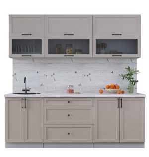 ГОТОВАЯ КУХНЯ ТРЕНД SOFT-TOUCH 2,2Б (ЛУНА/ ЛУНА)