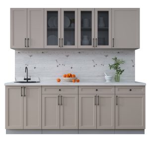 ГОТОВАЯ КУХНЯ ТРЕНД SOFT-TOUCH 2,3А (ЛУНА/ ЛУНА)