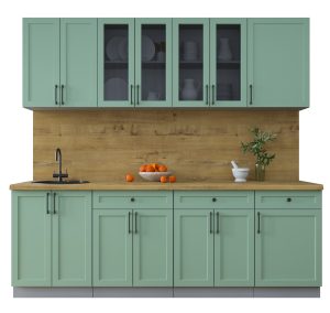 ГОТОВАЯ КУХНЯ ТРЕНД SOFT-TOUCH 2,3А (МЯТА/ МЯТА)