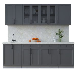 ГОТОВАЯ КУХНЯ ТРЕНД SOFT-TOUCH 2,3А (ПЕПЕЛ/ ПЕПЕЛ)