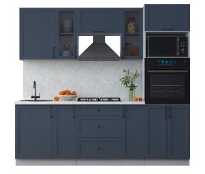 ГОТОВАЯ КУХНЯ ТРЕНД SOFT-TOUCH 2,3В (ИНДИГО/ ИНДИГО)