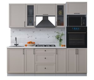 ГОТОВАЯ КУХНЯ ТРЕНД SOFT-TOUCH 2,3В (ЛУНА/ ЛУНА)