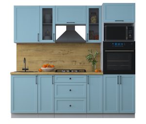 ГОТОВАЯ КУХНЯ ТРЕНД SOFT-TOUCH 2,3В (ОКЕАН/ ОКЕАН)