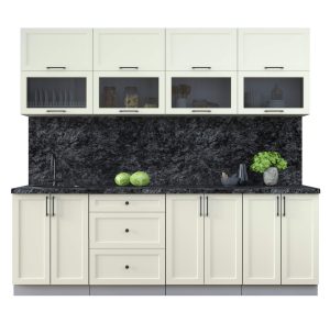 ГОТОВАЯ КУХНЯ ТРЕНД SOFT-TOUCH 2,4Б (БЕЛЫЙ/ БЕЛЫЙ)