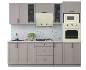 ГОТОВАЯ КУХНЯ ТРЕНД SOFT-TOUCH 2,4В (ЛУНА/ ЛУНА)