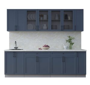 ГОТОВАЯ КУХНЯ ТРЕНД SOFT-TOUCH 2,5А (ИНДИГО/ ИНДИГО)