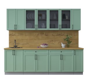 ГОТОВАЯ КУХНЯ ТРЕНД SOFT-TOUCH 2,5А (МЯТА/ МЯТА)