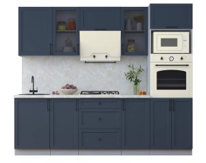 ГОТОВАЯ КУХНЯ ТРЕНД SOFT-TOUCH 2,5В (ИНДИГО/ ИНДИГО)