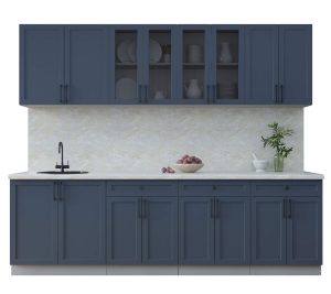 ГОТОВАЯ КУХНЯ ТРЕНД SOFT-TOUCH 2,6А (ИНДИГО/ ИНДИГО)