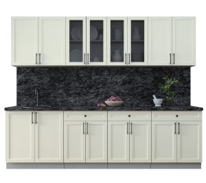 ГОТОВАЯ КУХНЯ ТРЕНД SOFT-TOUCH 2,7А (БЕЛЫЙ/ БЕЛЫЙ)