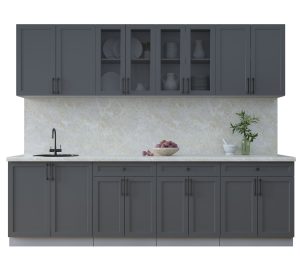 ГОТОВАЯ КУХНЯ ТРЕНД SOFT-TOUCH 2,7А (ПЕПЕЛ/ ПЕПЕЛ)