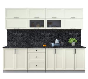 ГОТОВАЯ КУХНЯ ТРЕНД SOFT-TOUCH 2,7Б (БЕЛЫЙ/ БЕЛЫЙ)