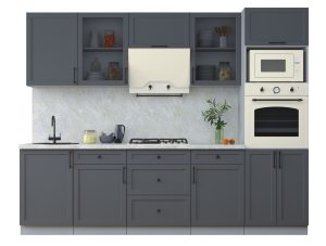 ГОТОВАЯ КУХНЯ ТРЕНД SOFT-TOUCH 2,7В (ПЕПЕЛ/ ПЕПЕЛ)