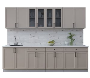 ГОТОВАЯ КУХНЯ ТРЕНД SOFT-TOUCH 2,8А (ЛУНА/ ЛУНА)