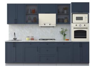 ГОТОВАЯ КУХНЯ ТРЕНД SOFT-TOUCH 2,8В (ИНДИГО/ ИНДИГО)