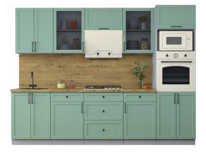 ГОТОВАЯ КУХНЯ ТРЕНД SOFT-TOUCH 2,8В (МЯТА/ МЯТА)