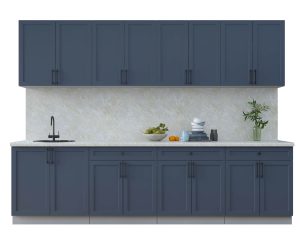 ГОТОВАЯ КУХНЯ ТРЕНД SOFT-TOUCH 2,9А (ИНДИГО/ ИНДИГО)