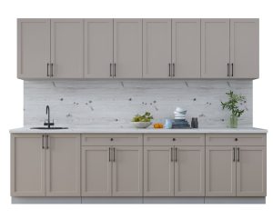 ГОТОВАЯ КУХНЯ ТРЕНД SOFT-TOUCH 2,9А (ЛУНА/ ЛУНА)