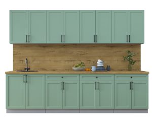 ГОТОВАЯ КУХНЯ ТРЕНД SOFT-TOUCH 2,9А (МЯТА/ МЯТА)