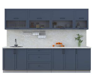 ГОТОВАЯ КУХНЯ ТРЕНД SOFT-TOUCH 2,9Б (ИНДИГО/ ИНДИГО)