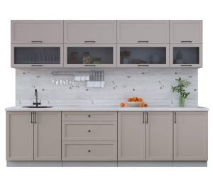 ГОТОВАЯ КУХНЯ ТРЕНД SOFT-TOUCH 2,9Б (ЛУНА/ ЛУНА)