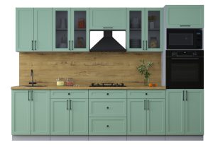 ГОТОВАЯ КУХНЯ ТРЕНД SOFT-TOUCH 3,0В (МЯТА/ МЯТА)