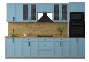 ГОТОВАЯ КУХНЯ ТРЕНД SOFT-TOUCH 3,0В (ОКЕАН/ ОКЕАН)