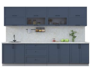ГОТОВАЯ КУХНЯ ТРЕНД SOFT-TOUCH 3,1Б (ИНДИГО/ ИНДИГО)