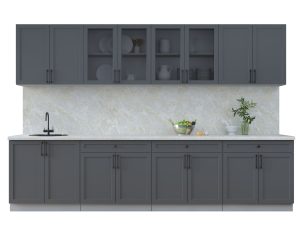 ГОТОВАЯ КУХНЯ ТРЕНД SOFT-TOUCH 3.2А (ПЕПЕЛ/ ПЕПЕЛ)