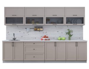 ГОТОВАЯ КУХНЯ ТРЕНД SOFT-TOUCH 3,2Б (ЛУНА/ ЛУНА)