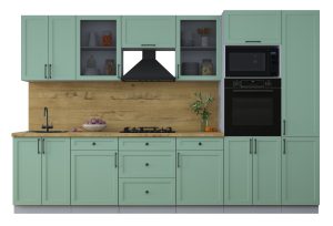 ГОТОВАЯ КУХНЯ ТРЕНД SOFT-TOUCH 3,2В (МЯТА/ МЯТА)