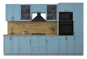 ГОТОВАЯ КУХНЯ ТРЕНД SOFT-TOUCH 3,2В (ОКЕАН/ ОКЕАН)