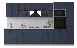 ГОТОВАЯ КУХНЯ ТРЕНД SOFT-TOUCH 3,4В (ИНДИГО/ ИНДИГО)